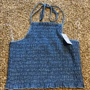 American Eagle Halter Tank Top (Jean like feel)